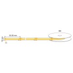 Tira LED Flexible 24V 15W/mt COB IP20 2500ºK, Serie Profesional IRC >90, rollo de 5 mts Tira LED Flexible 24V 15W/mt COB IP20 2500ºK, Serie Profesional IRC >90, rollo de 5 mts